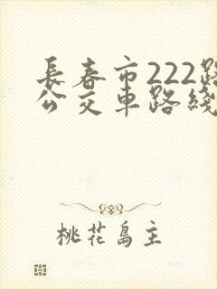 长春市222路公交车路线查询