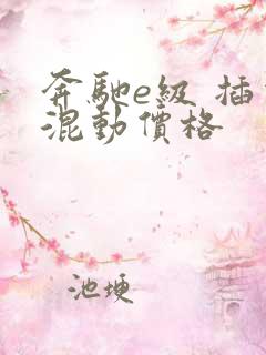 奔驰e级 插电混动价格