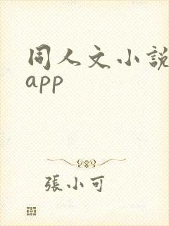 同人文小说软件app