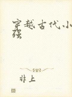 穿越古代小说女强