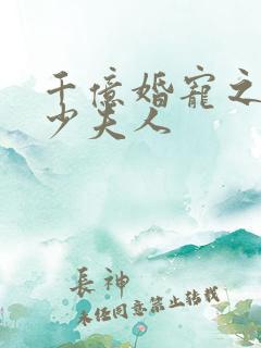 千亿婚宠之豪门少夫人