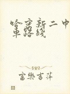 哈密新二中公交车路线