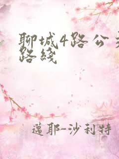 聊城4路公交车路线