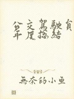 公交驾驶员个人年度总结