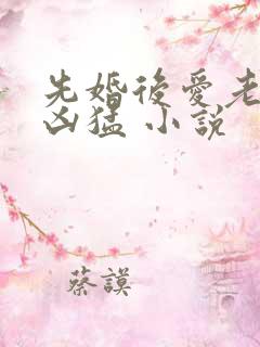 先婚后爱老公很凶猛 小说