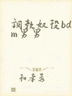 调教奴役bdsm男男