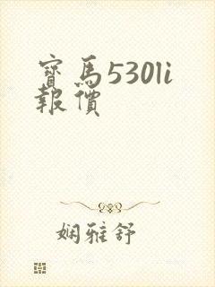 宝马530li报价