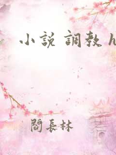 小说 调教 h