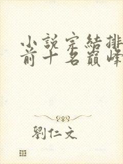 小说完结排行榜前十名巅峰之作
