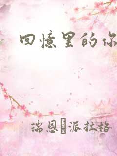 回忆里的你歌词