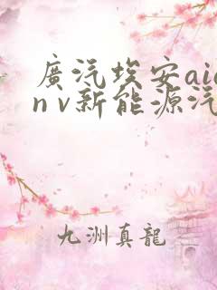 广汽埃安aion v新能源汽车