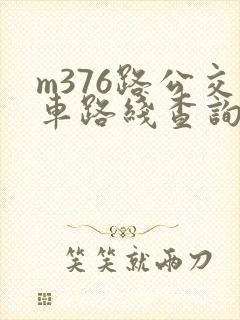 m376路公交车路线查询