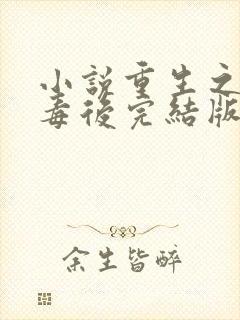 小说重生之将门毒后完结版