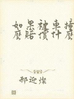 如果被车撞伤怎么赔偿什么费用