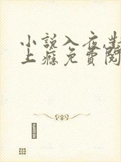 小说入夜,对她上瘾免费阅读