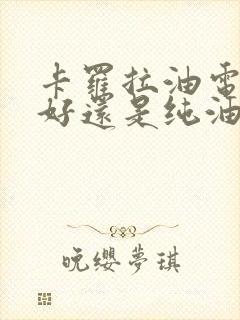 卡罗拉油电混合好还是纯油好