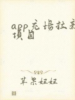 app充场拉新项目