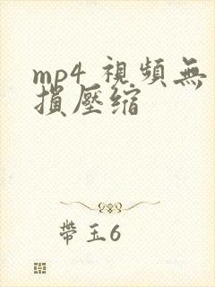 mp4 视频无损压缩