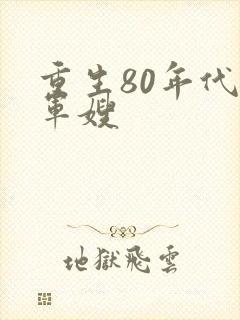 重生80年代当军嫂