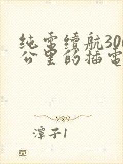 纯电续航300公里的插电混动汽车