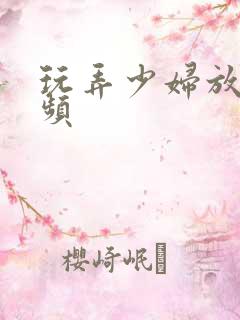 玩弄少妇放荡视频