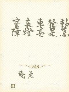 宝来车发动机故障灯亮是怎么回事