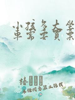 小孩多大坐公交车需要买票