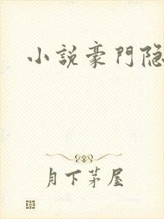 小说豪门隐婚