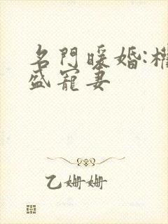 名门暖婚:权爷盛宠妻