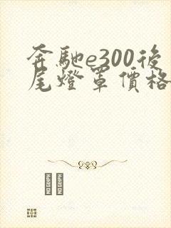 奔驰e300后尾灯罩价格