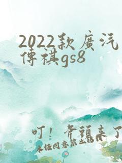 2022款广汽传祺gs8