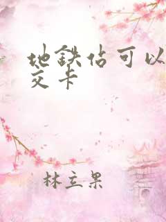 地铁站可以充公交卡