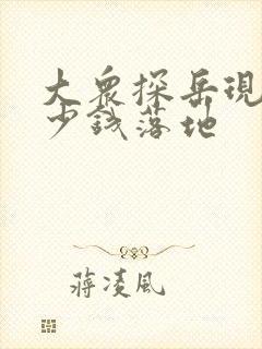 大众探岳现在多少钱落地