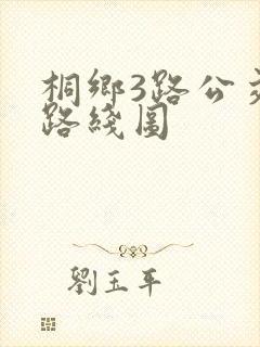 桐乡3路公交车路线图
