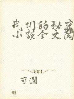 我们的秘密原著小说全文阅读 我们的秘密原著小说全文阅读
