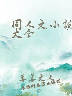 同人文小说软件大全