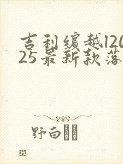 吉利缤越l2025最新款落地价手动挡多少钱