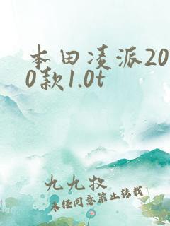 本田凌派2020款1.0t