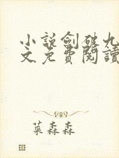 小说剑破九天全文免费阅读