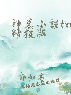 神墓小说txt精校版