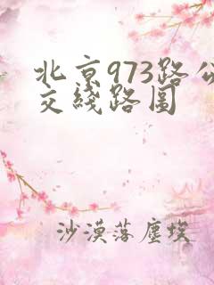 北京973路公交线路图