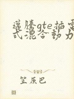 迈腾gte插电式混合动力豪华版