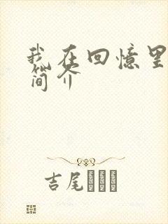 我在回忆里等你简介 我在回忆里等你简介