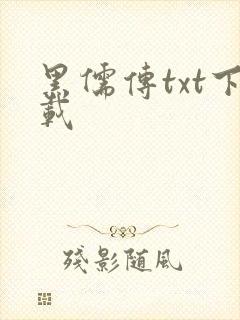 黑儒传txt下载