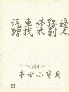 汽车停路边被刮蹭找不到人怎么办?