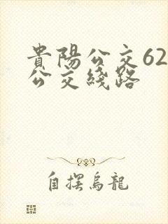 贵阳公交62路公交线路 贵阳公交62路公交线路