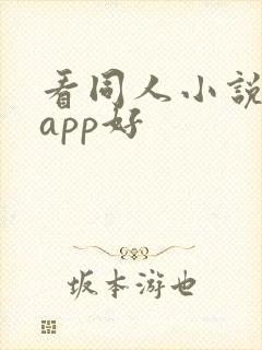 看同人小说哪个app好