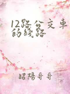 12路公交车站的线路