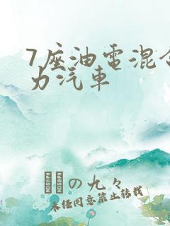 7座油电混合动力汽车