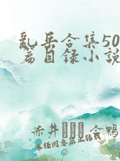 乱岳合集500篇目录小说